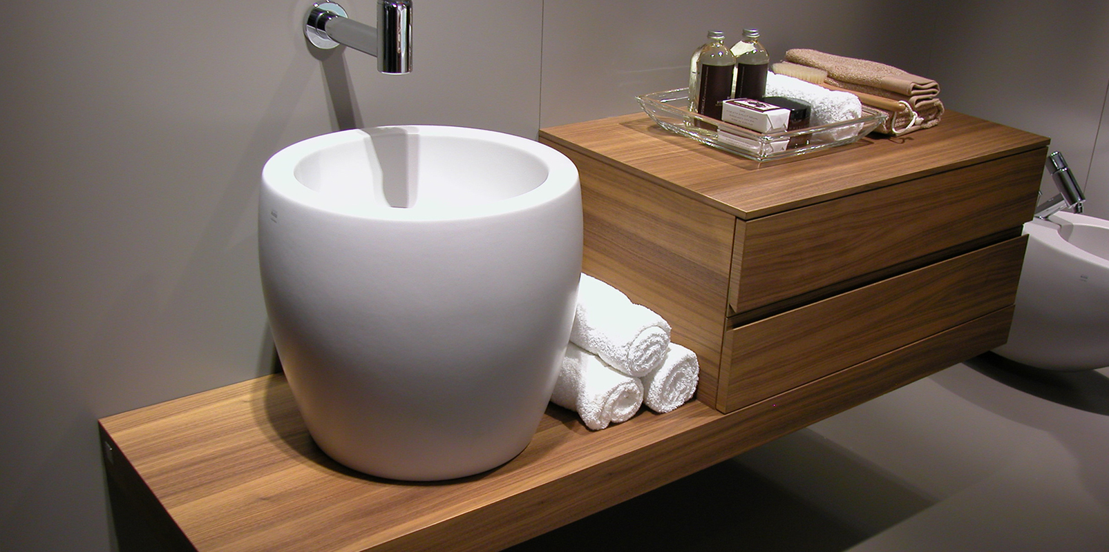 Bagno su misura in legno Mendrisio